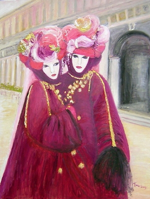 Les personnages costumés, Venise