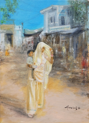 Le sari jaune
