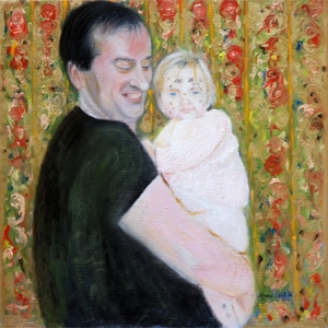 Andréa et son papa