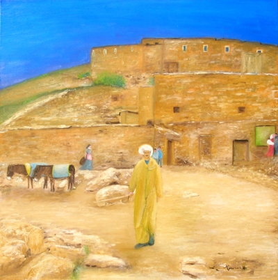 Un village berbère, Ait Ahmad, Maroc